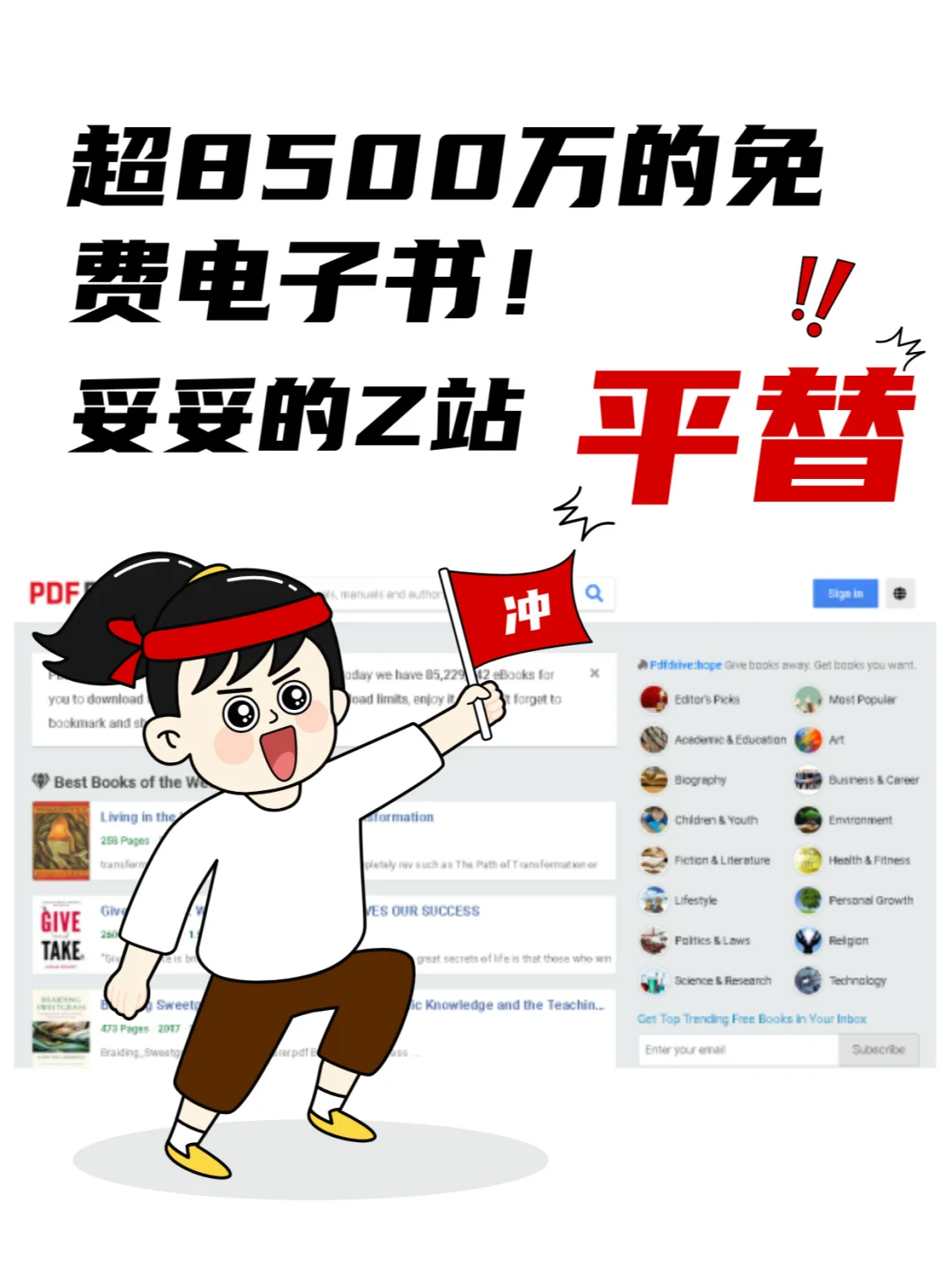 超8500万的免费电子书！妥妥的Z站平替啊！