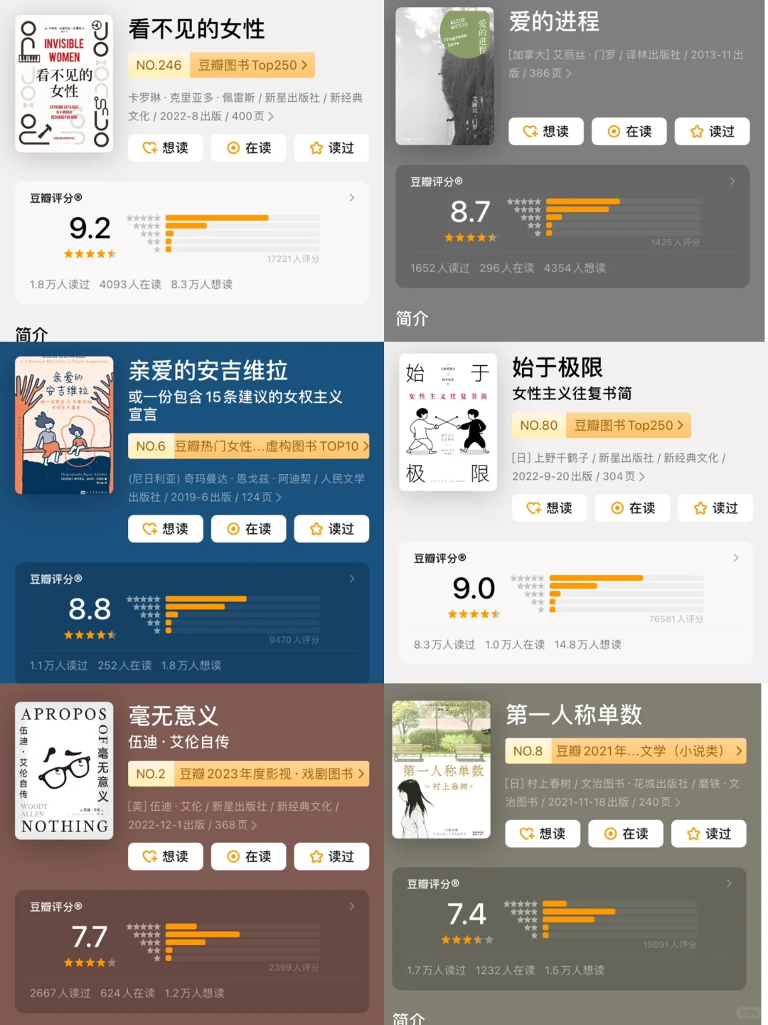 《好东西》导演邵艺辉阅读书单，共51本分享！