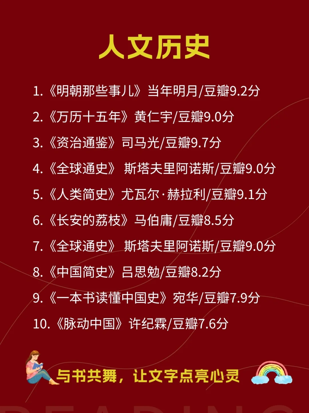 人民日报推荐｜2024年80本书单