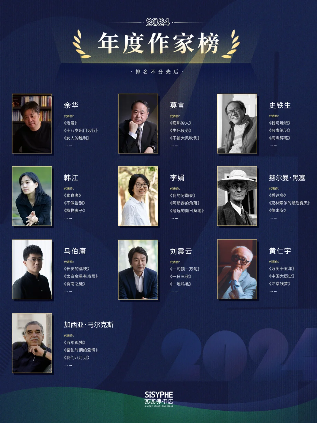 赠书丨西西弗2024年度图书畅销榜揭晓🎊