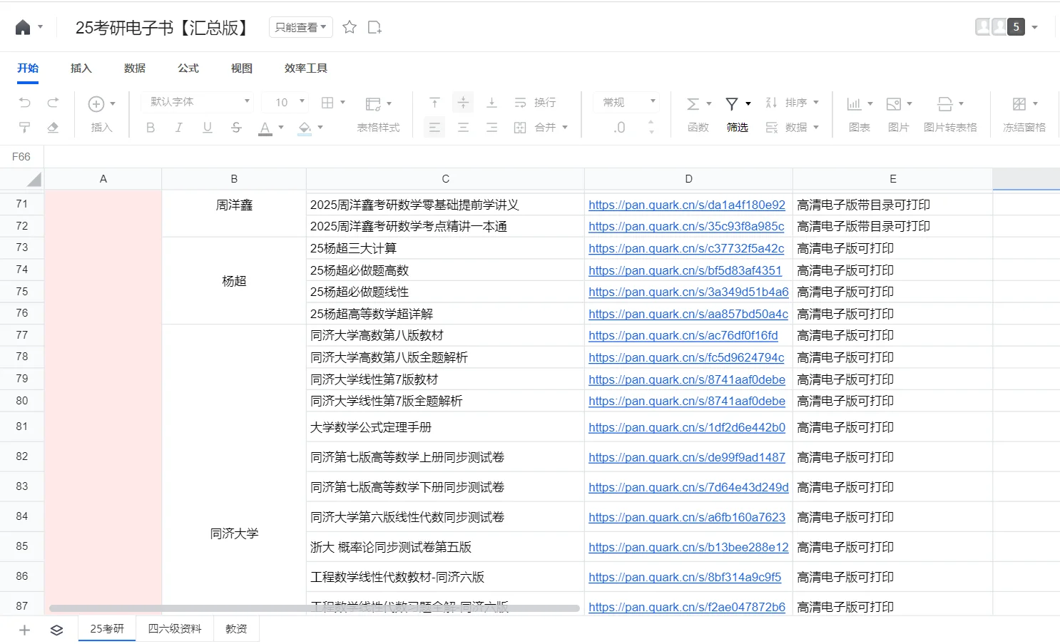 25年考研电子书pdf（一）