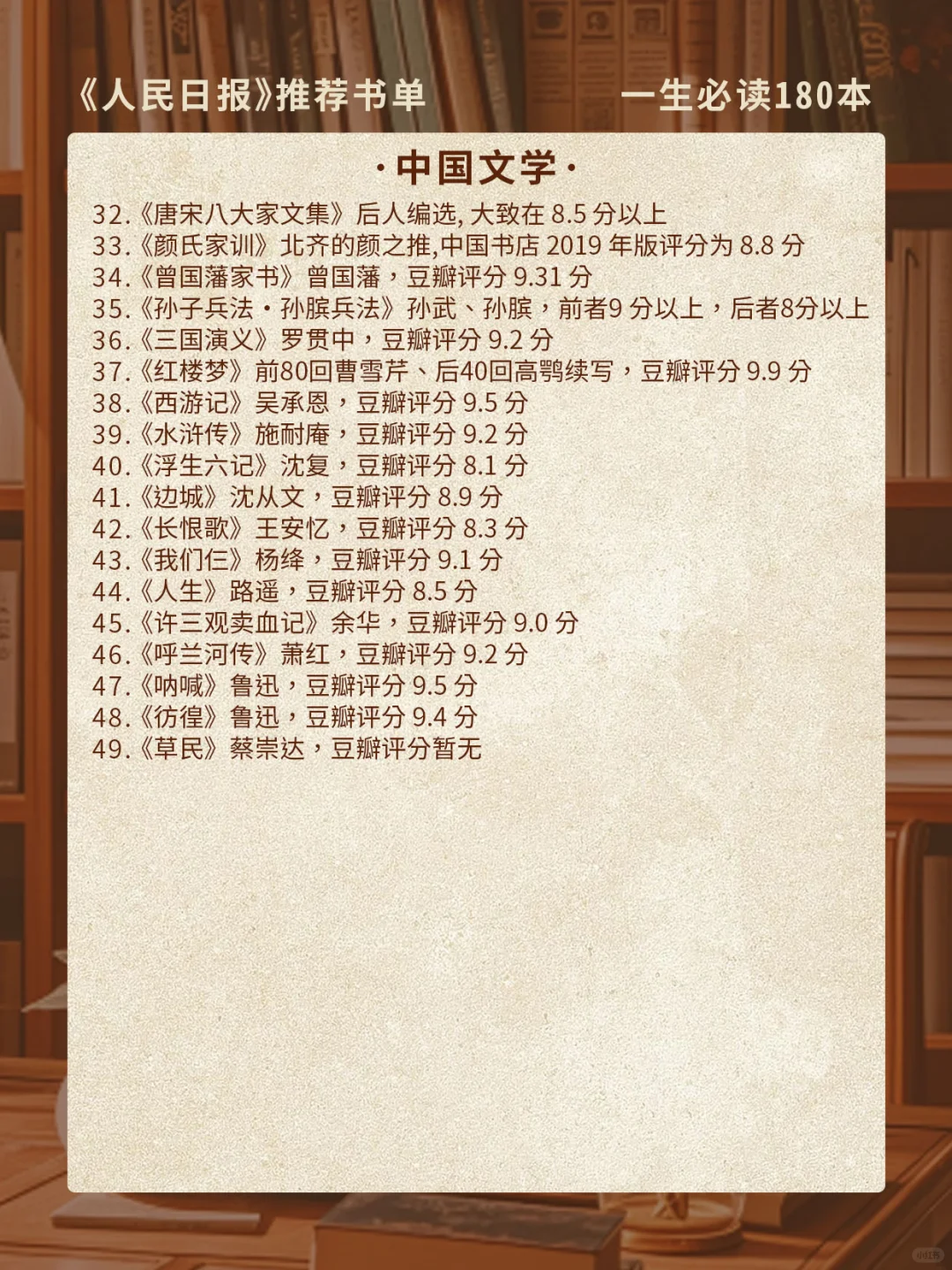 人民日报推荐 | 180 本必读好书