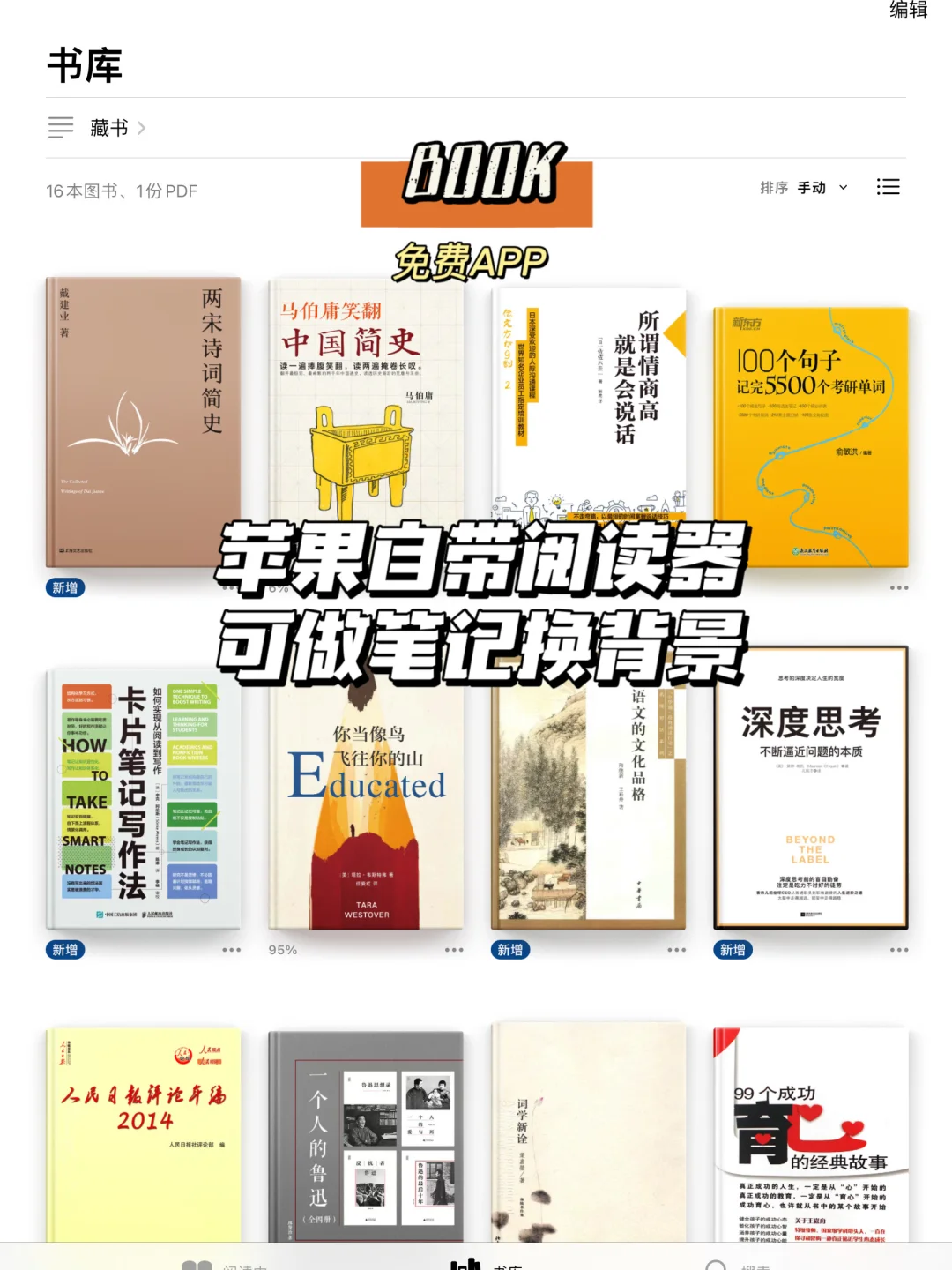7个免费网站实现电子书自由，不怕书荒自由看