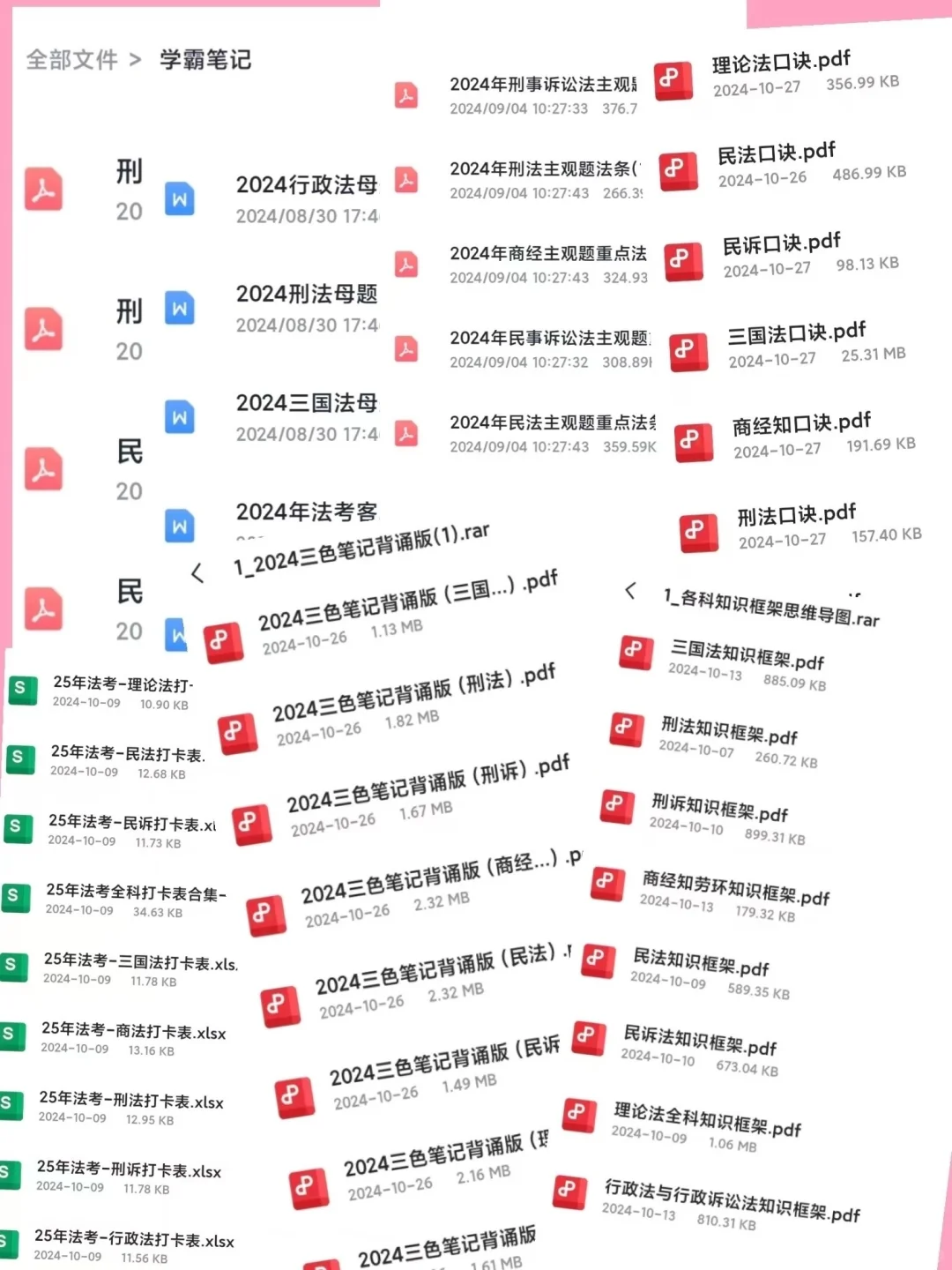 2025年法考最新法考pdf网盘分享