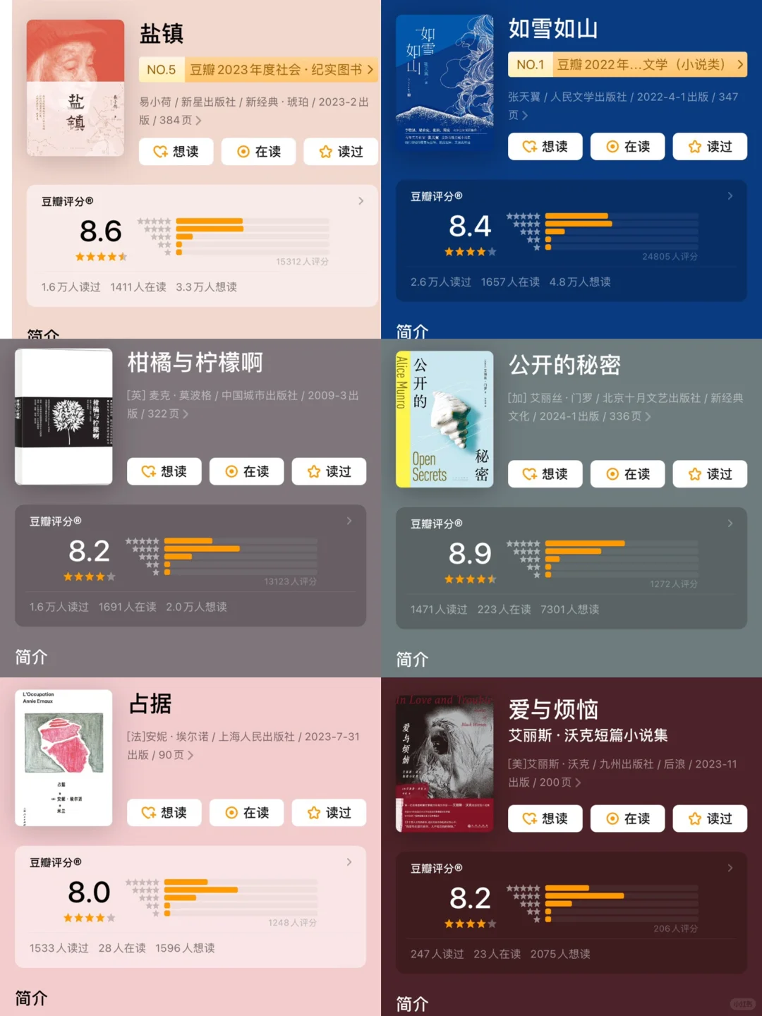 《好东西》导演邵艺辉阅读书单，共51本分享！