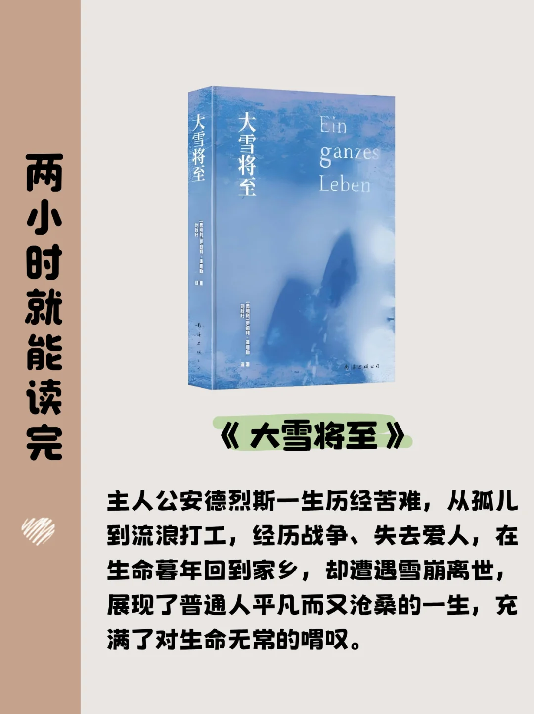 2小时高铁就能读完的经典好书📚 .