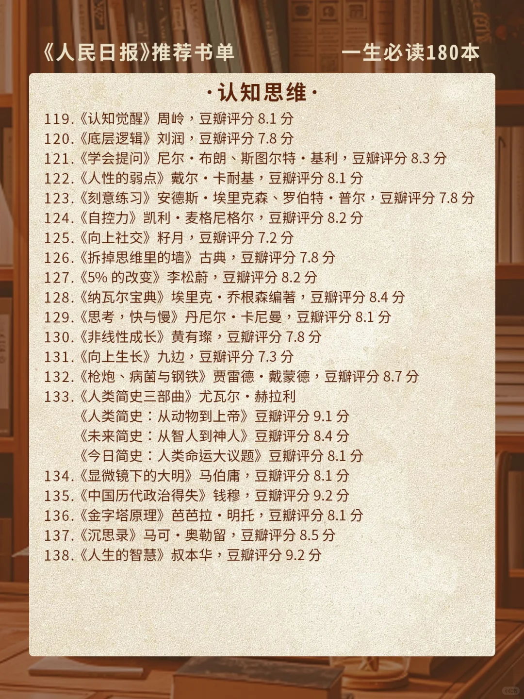 人民日报推荐 | 180 本必读好书