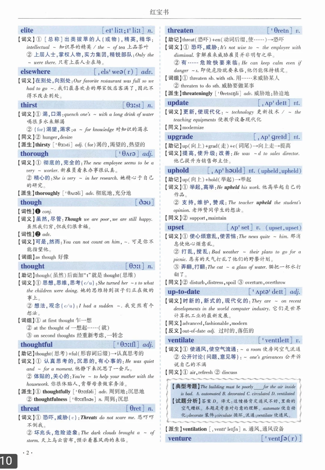 26考研英语必备红宝书pdf