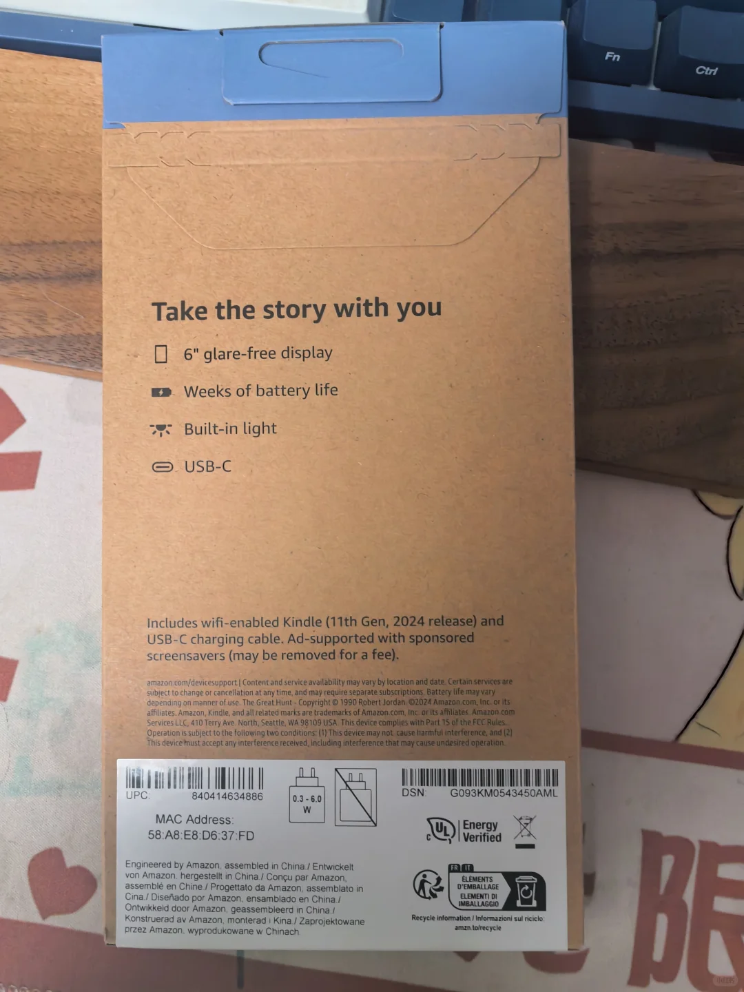 ➗一个全新未拆封的kindle2024 16G
