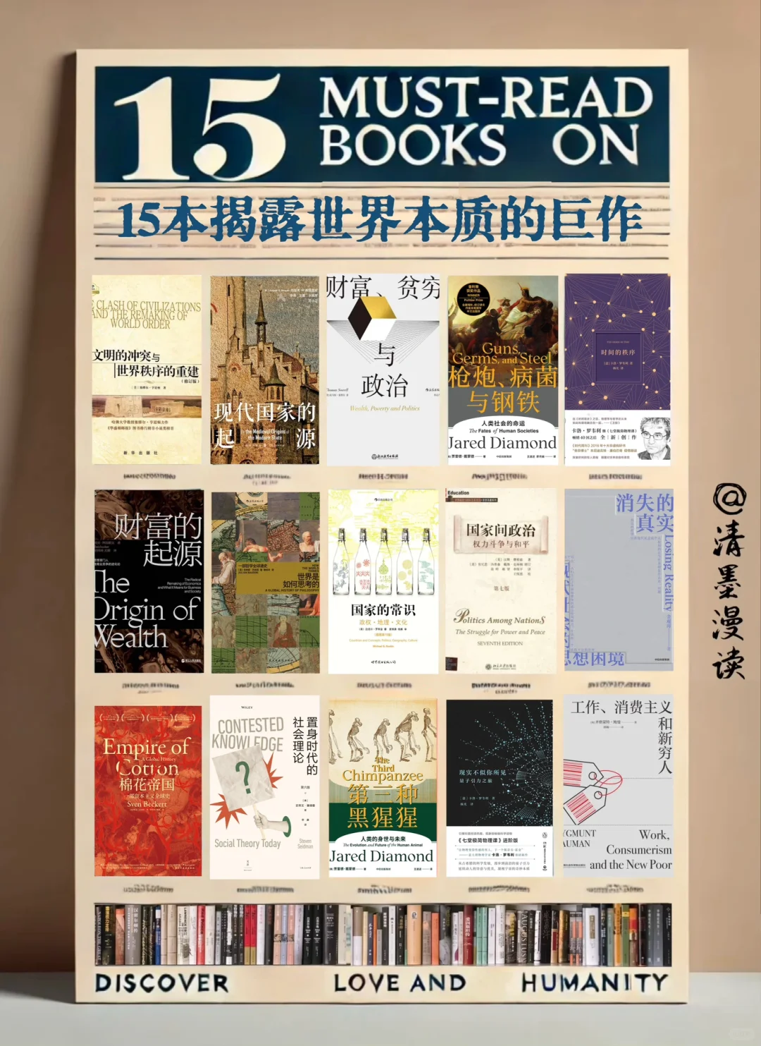 揭露世界本质的书单，看完颠覆你的世界观🔥