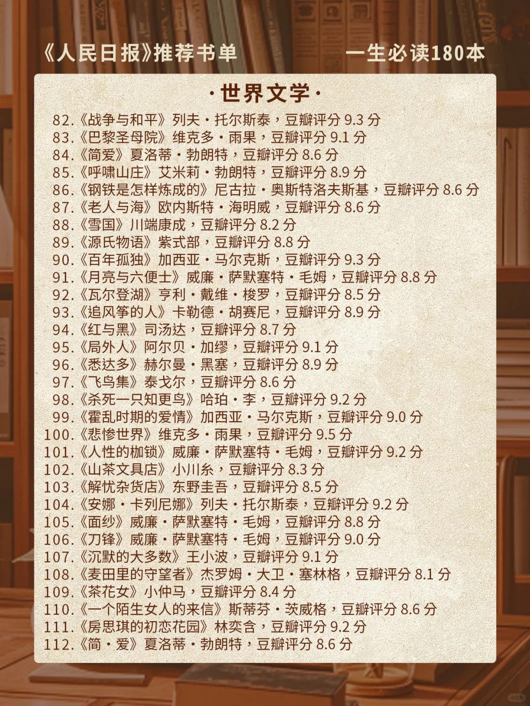 人民日报推荐 | 180 本必读好书