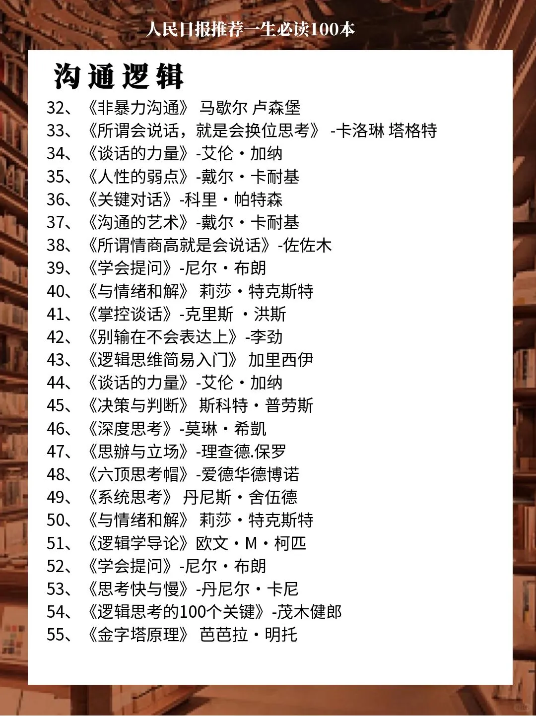 2024《人民日报》推荐🔥，人生必读100本📚