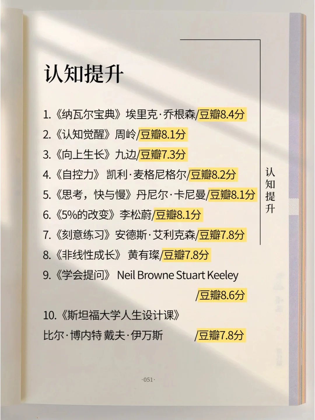 豆瓣高分|2025年80本必读书单，果断收藏