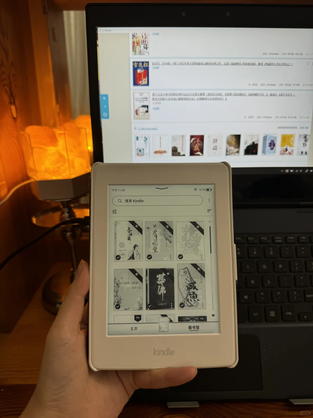 我哐哐给kindle下载了一堆小说