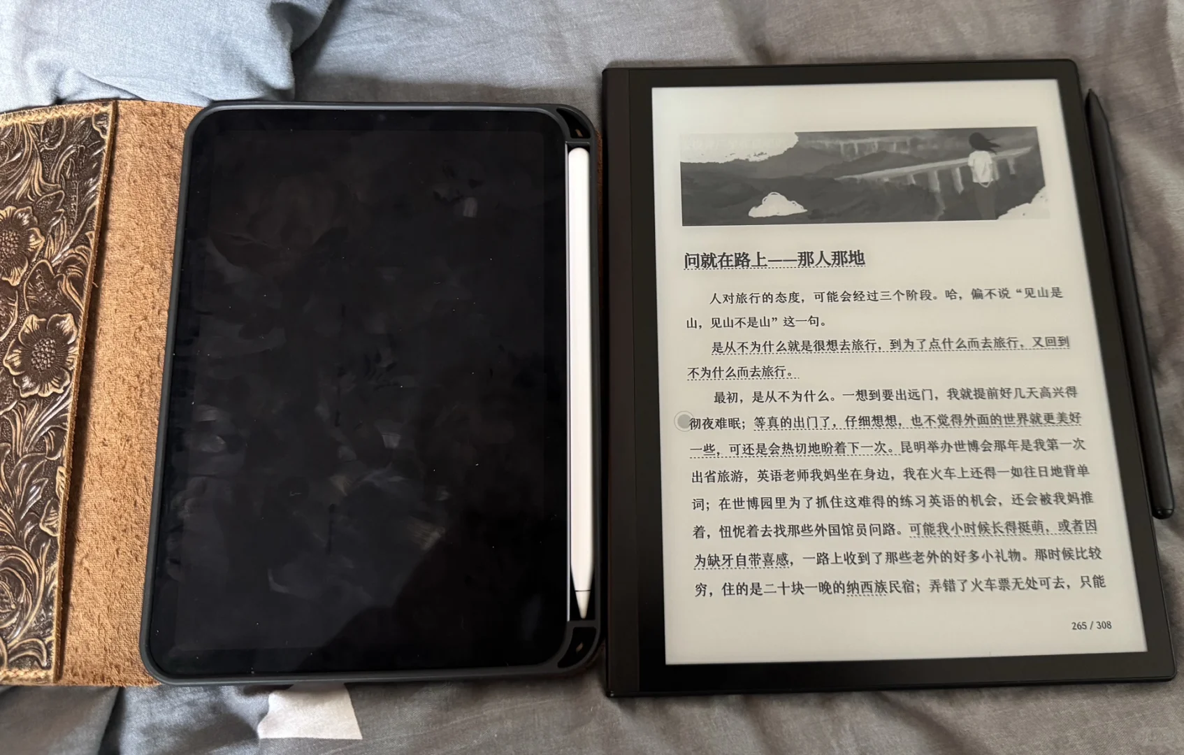 电纸书和 ipadmini 决赛圈