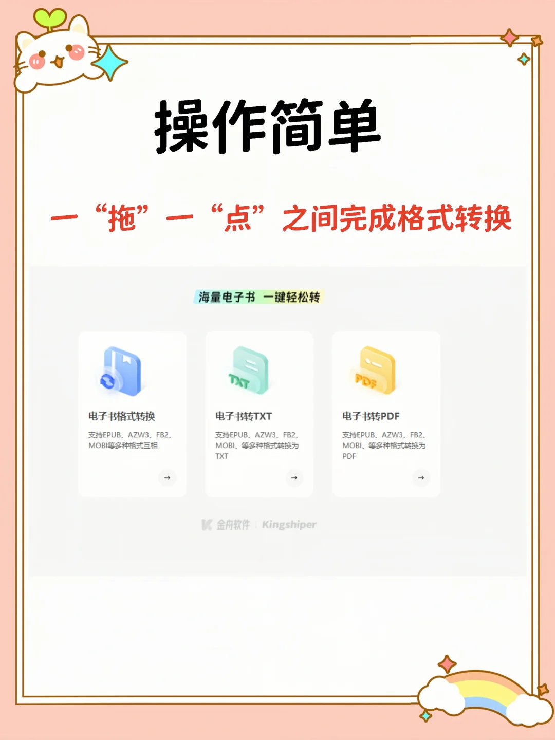 好用的电子书格式转换器❗❗
