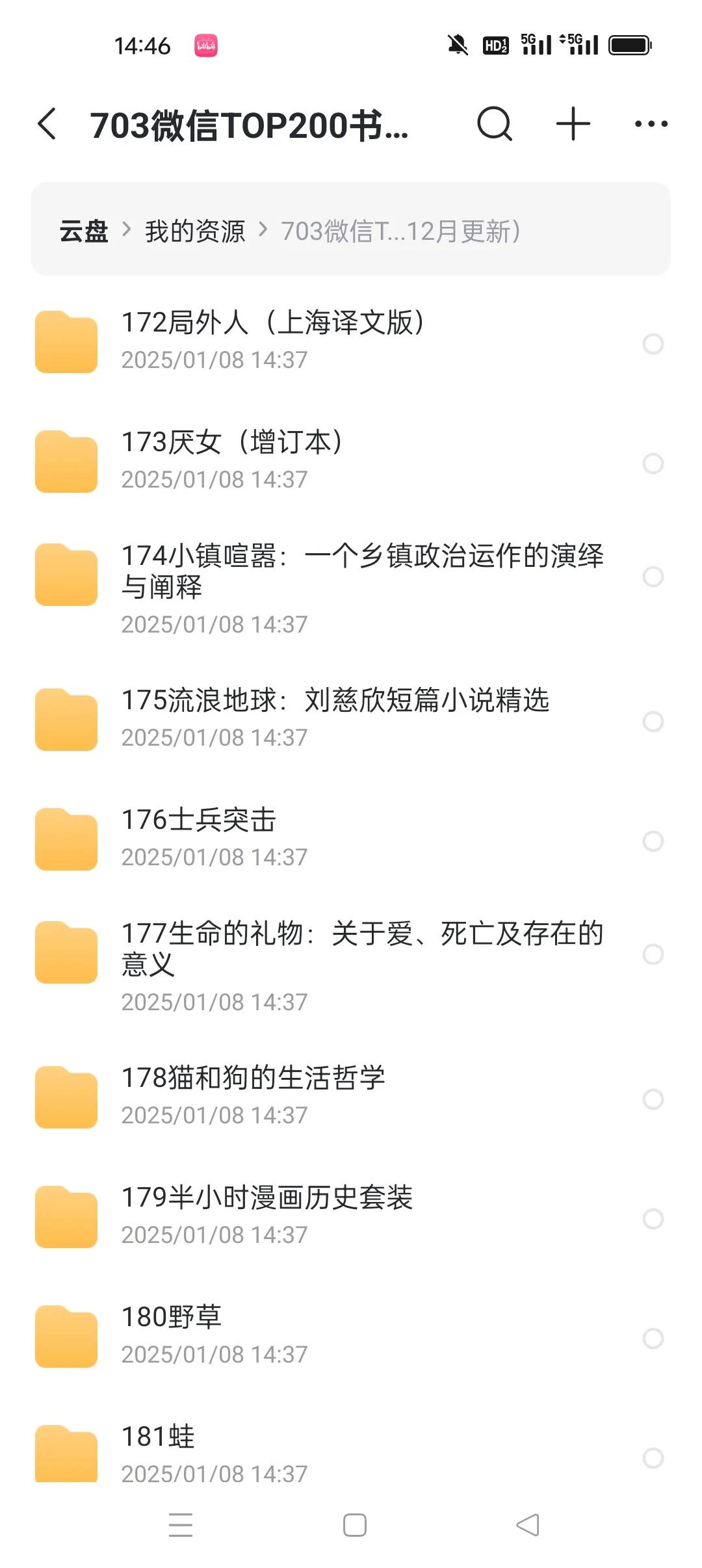 微信读书 top200书籍