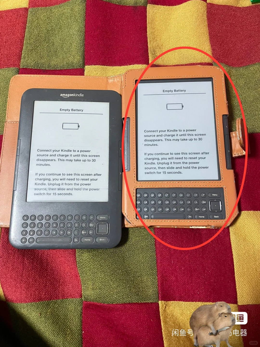 🐟上48收的不开机kindle k3花费12成功救活