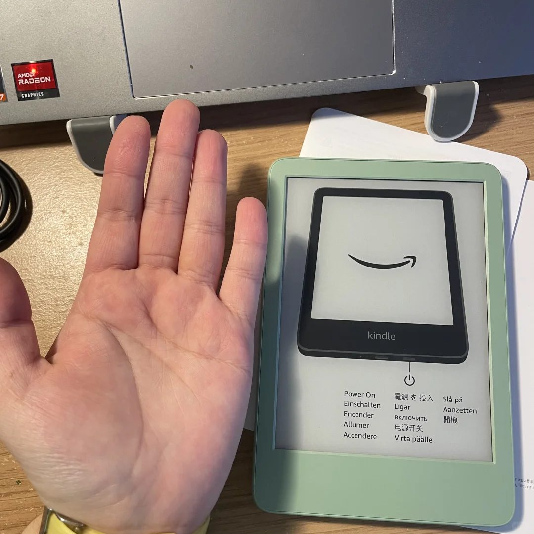 终于拥有kindle小绿！