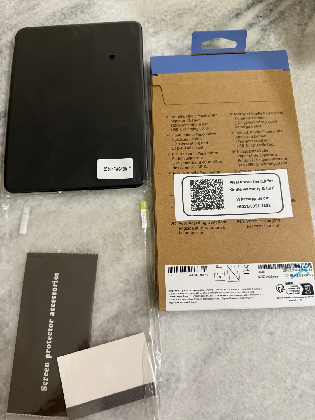 ¥【No ads】 Amazon Kindle Paperwhite 6