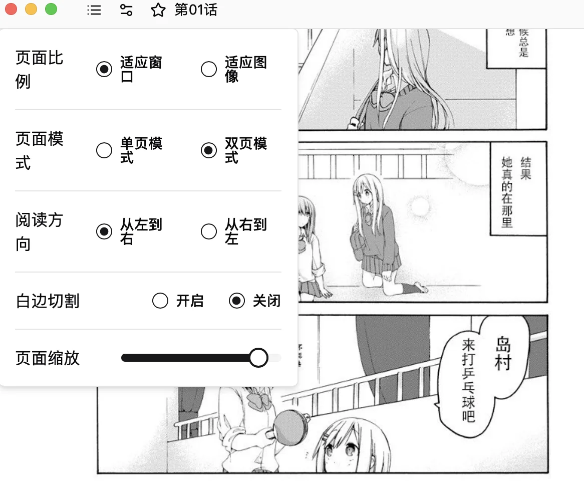 电脑漫画阅读器测试