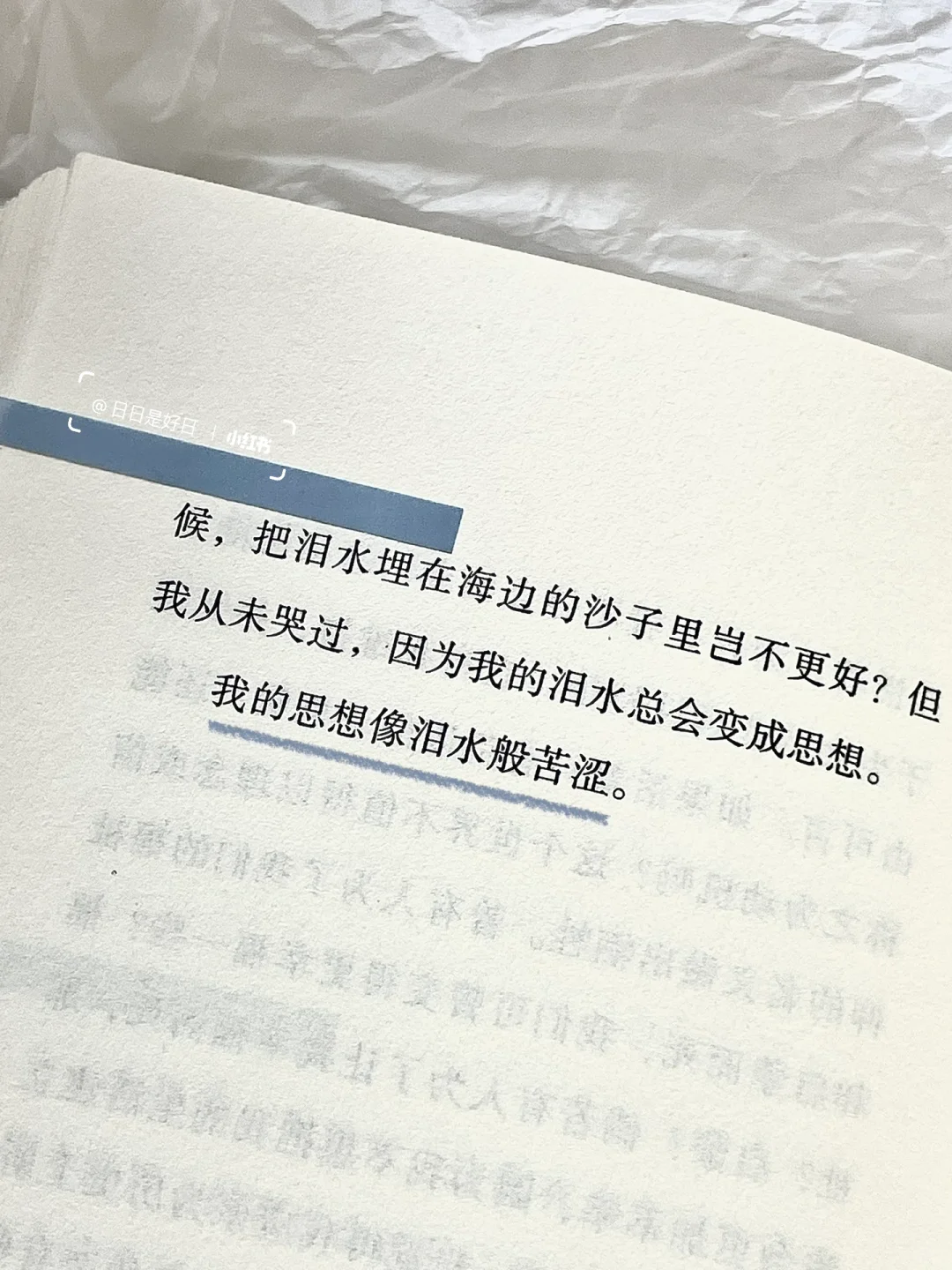 “生命只是一场长久、漫长的痛苦。”