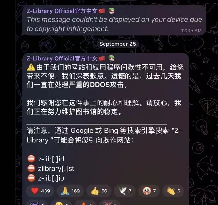 李鬼？居然用了半年的盗版网站zlibrary🫠