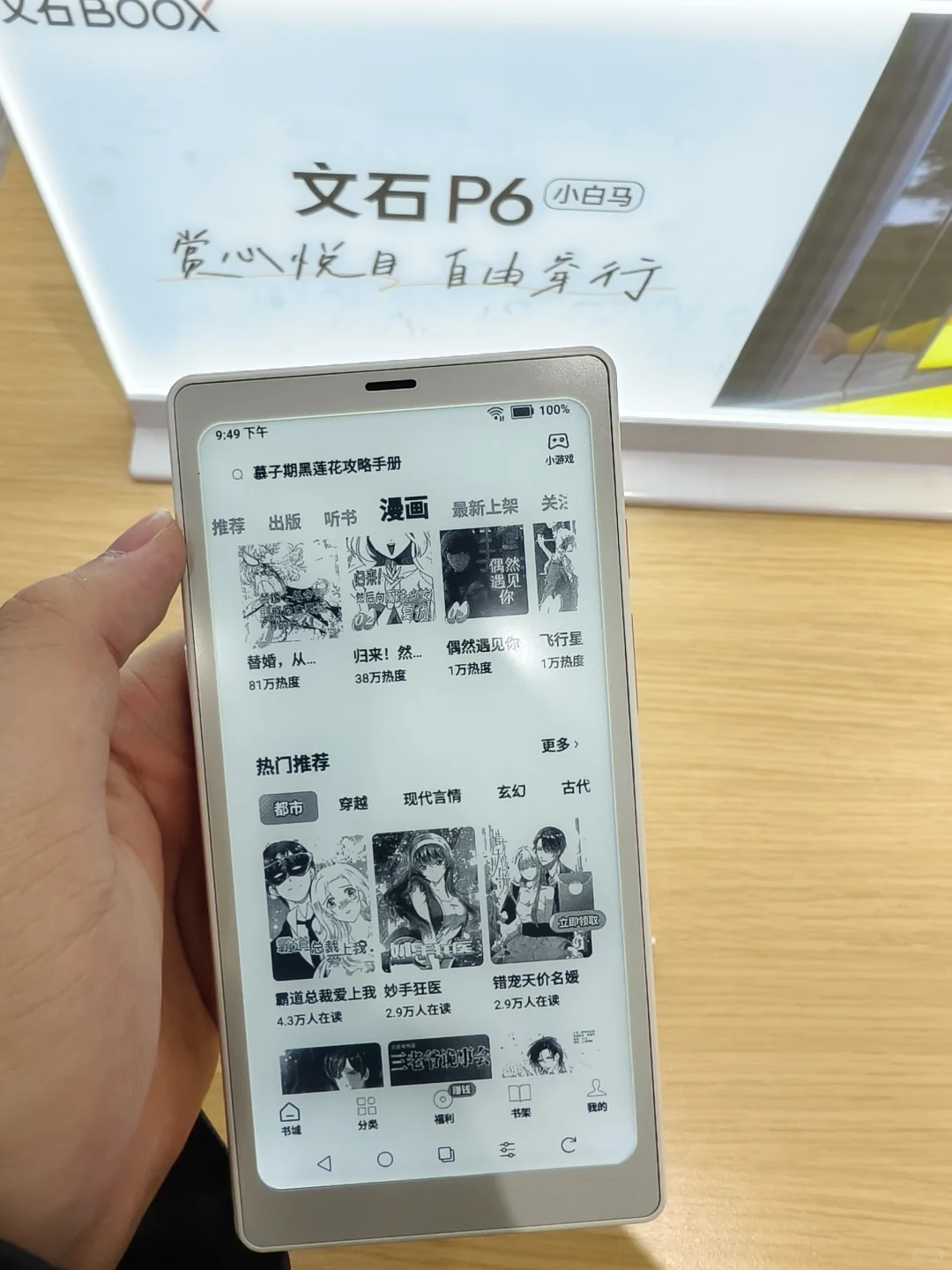 新玩具——文石P6小白马