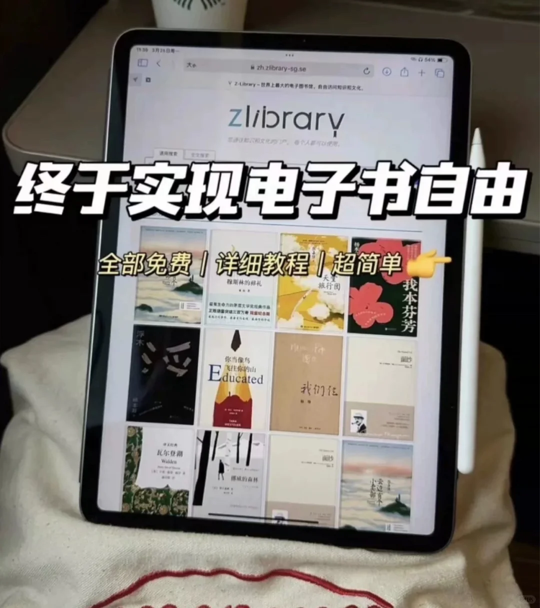 苹果自带图书+Z-lib轻松实现电子书阅读自由