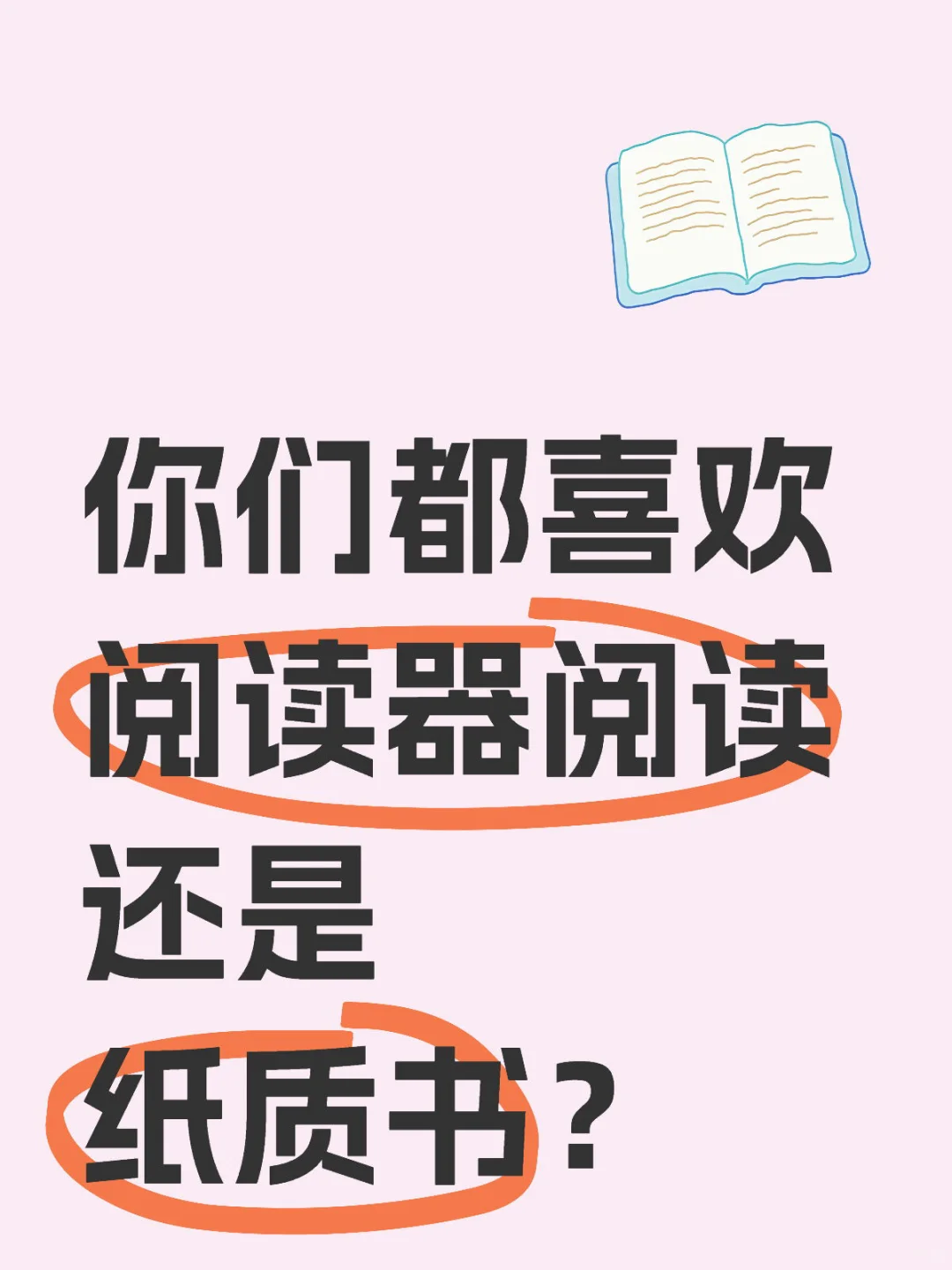 阅读器还是纸质书？