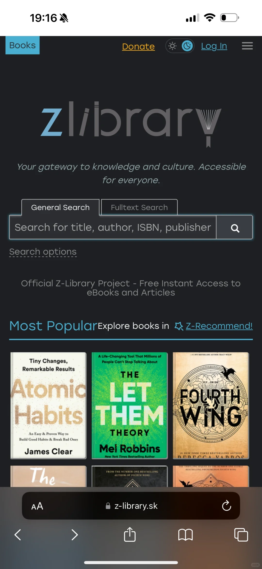 这个Zlibrary网站对吗