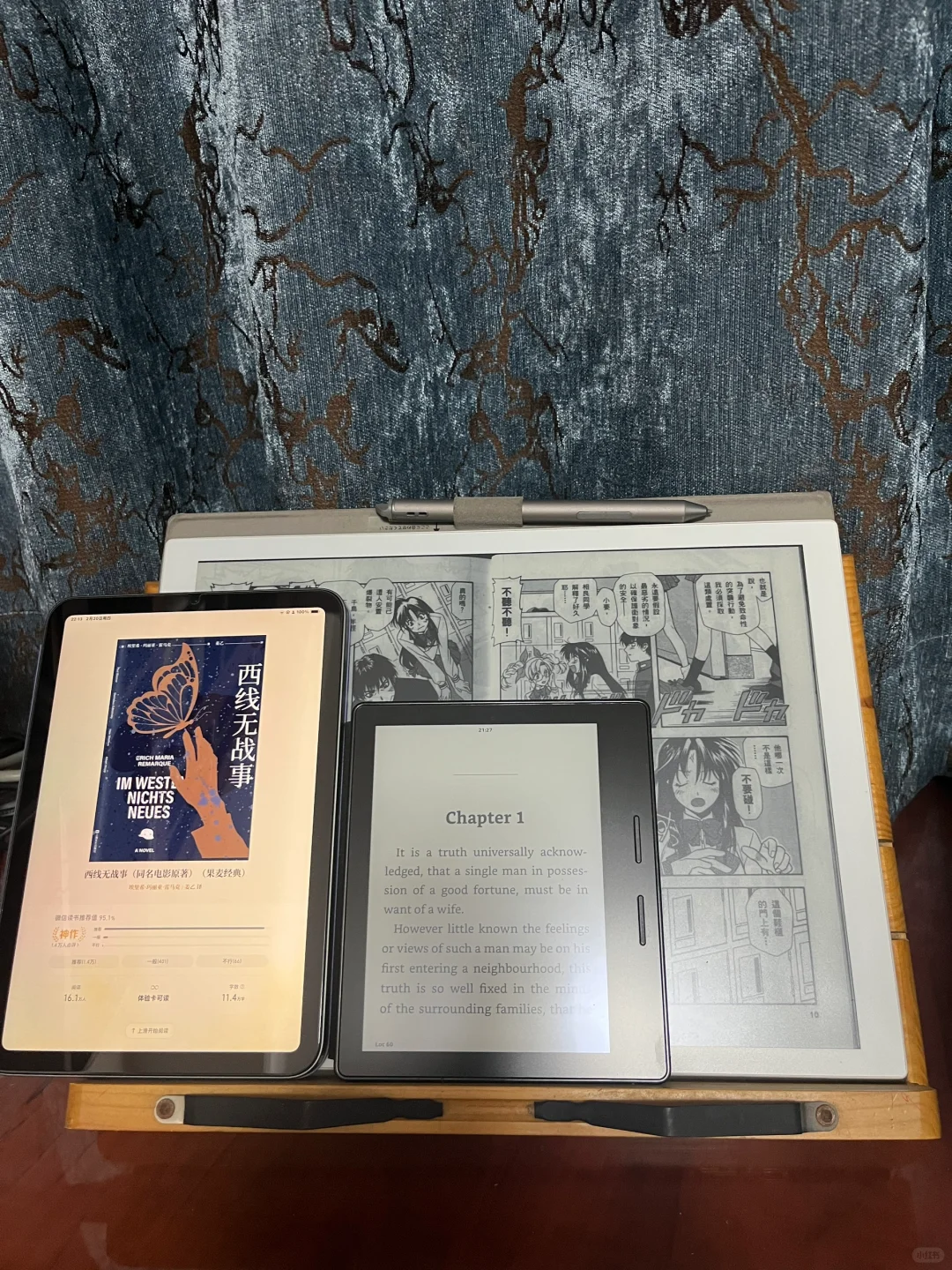 Kindle ipadmini6 索尼电纸书阅读体验对比