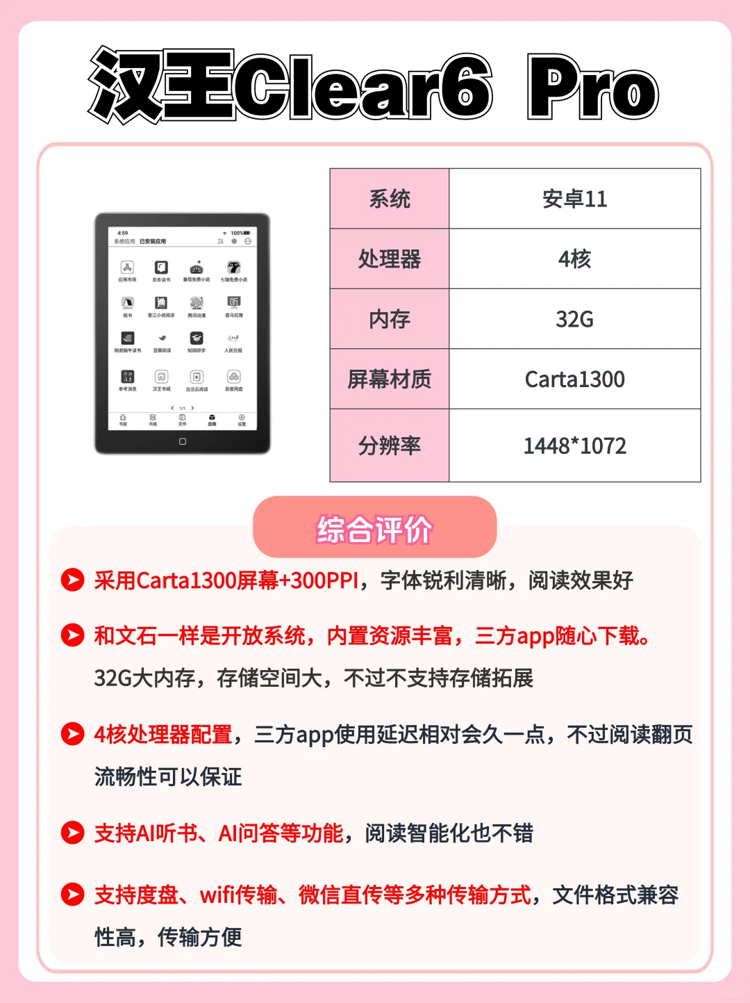 入门阅读器怎么选：6关键挑出阅读好帮手 ‼️