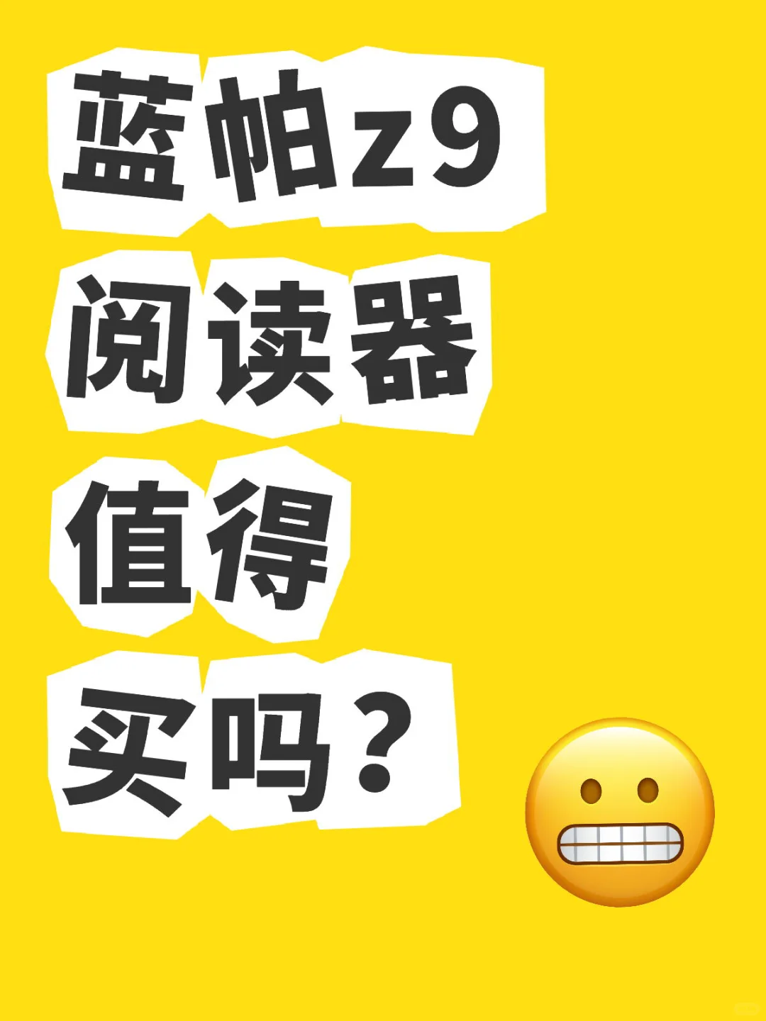 蓝帕z9阅读器值得买吗？