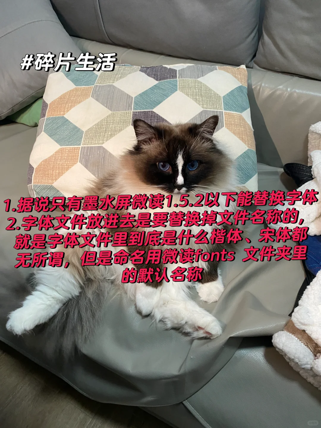 低版本墨水屏版微信读书，字号放大，字体替换