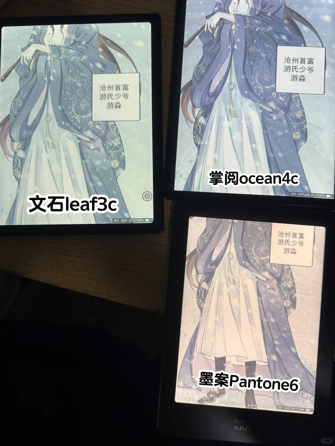 彩屏电纸书最后还是选了…
