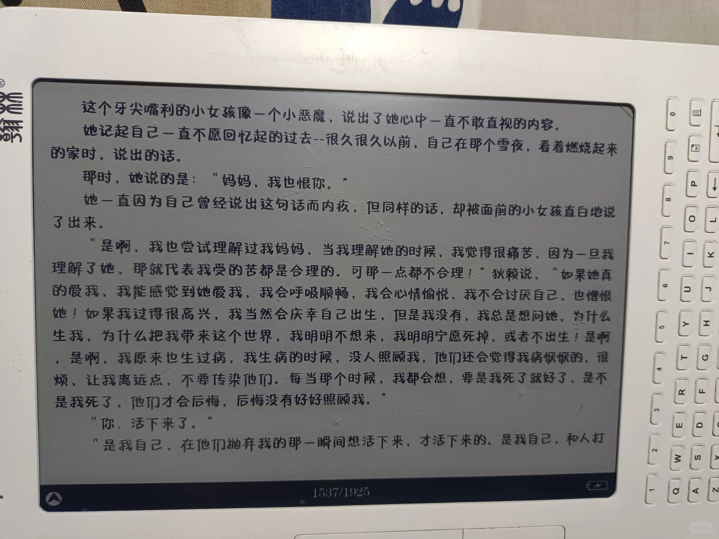 我非常喜欢我的新阅读器