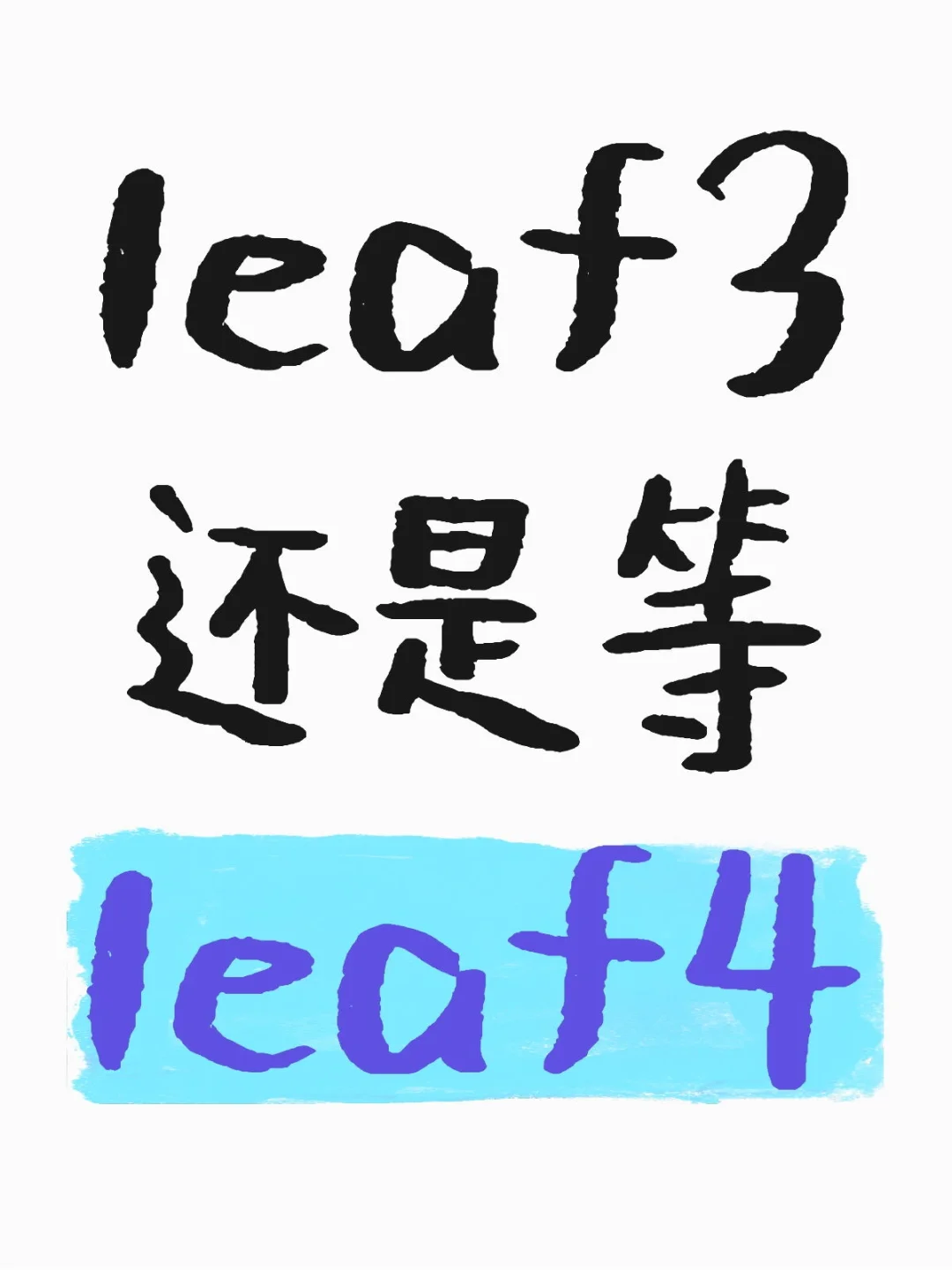 leaf4 什么时候来啊啊啊啊
