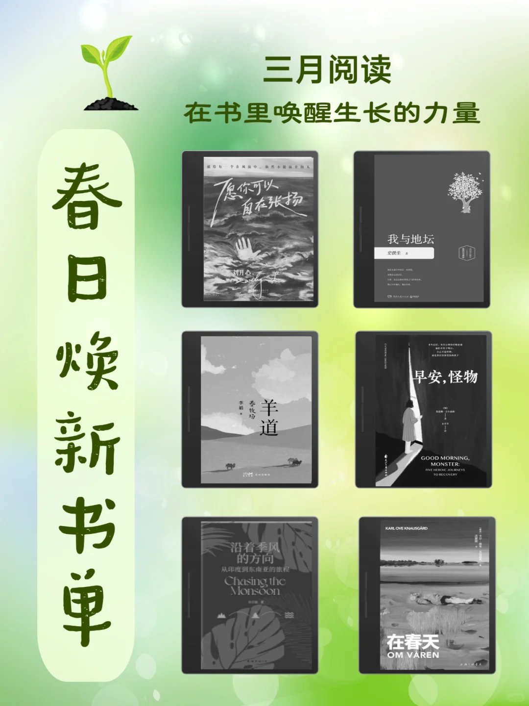 春日焕新 | 在阅读中唤醒生长的力量🌱