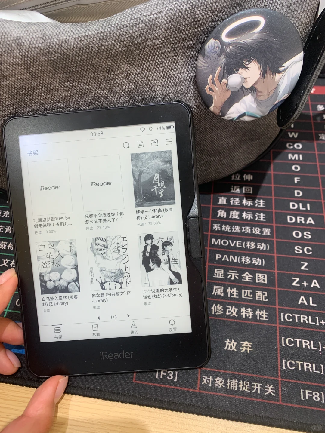 用掌阅看小说好有仪式感