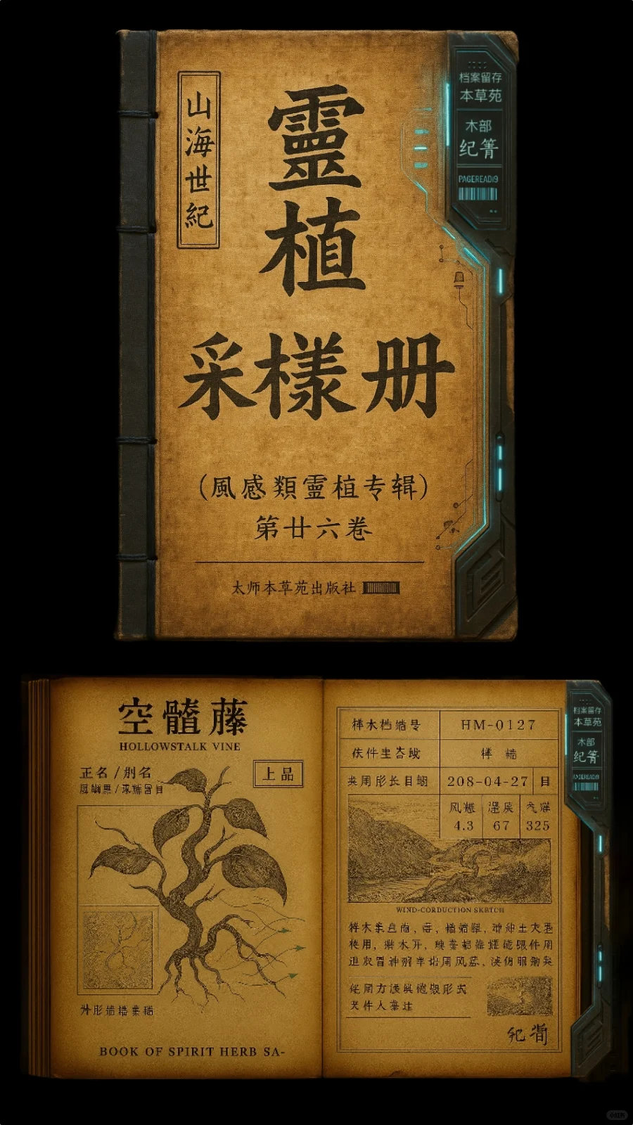 纪箐的野外采集册