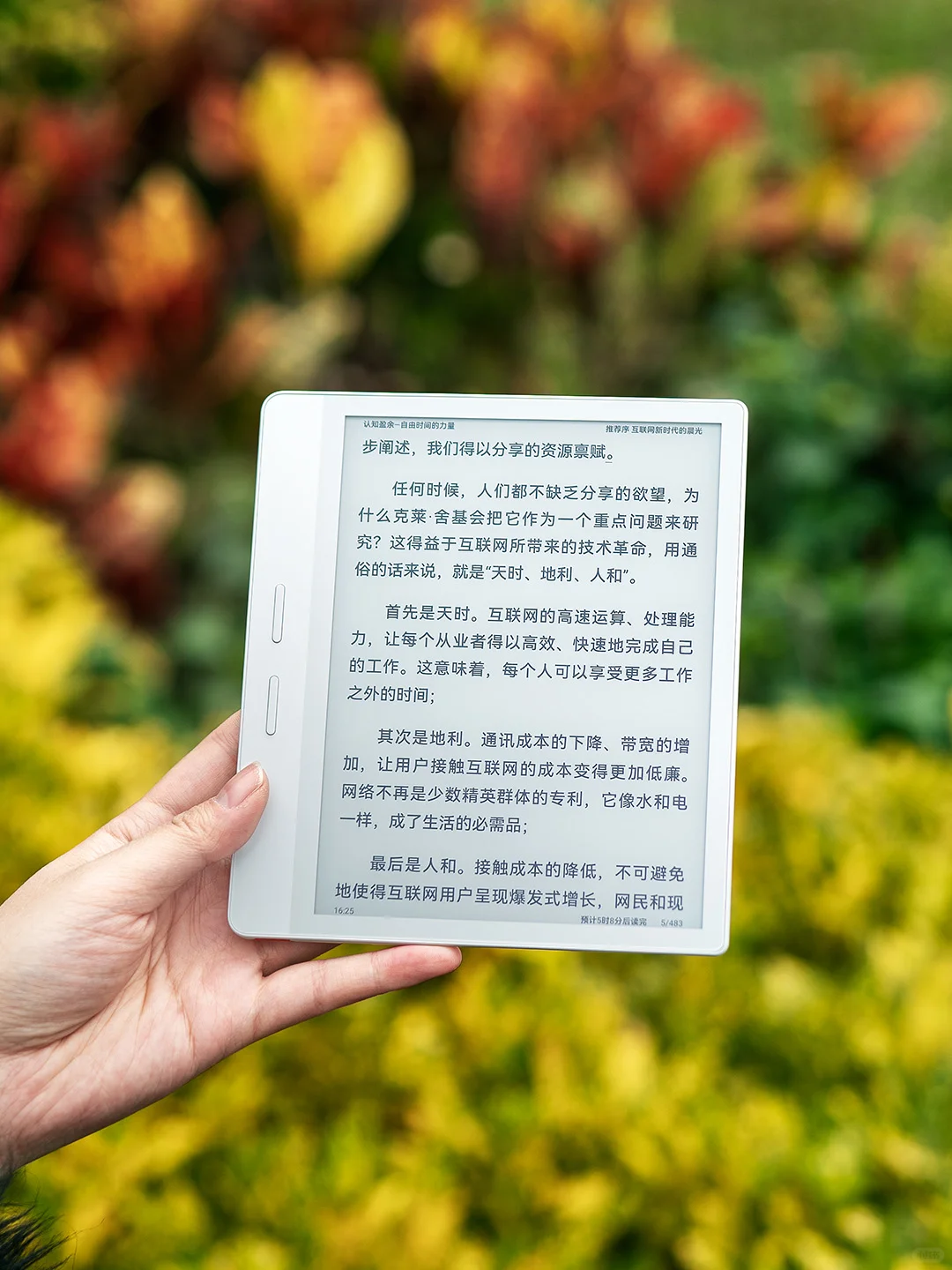 北极白🌸+户外读书=我的春日仪式感📖