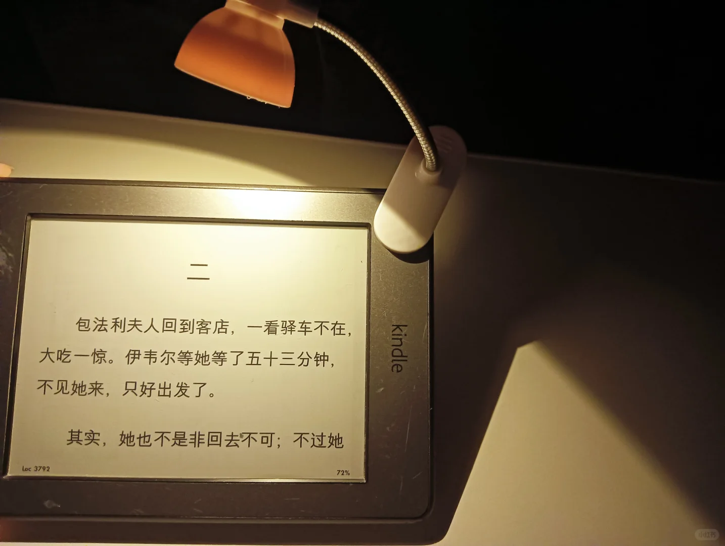 小台灯与阅读器绝配