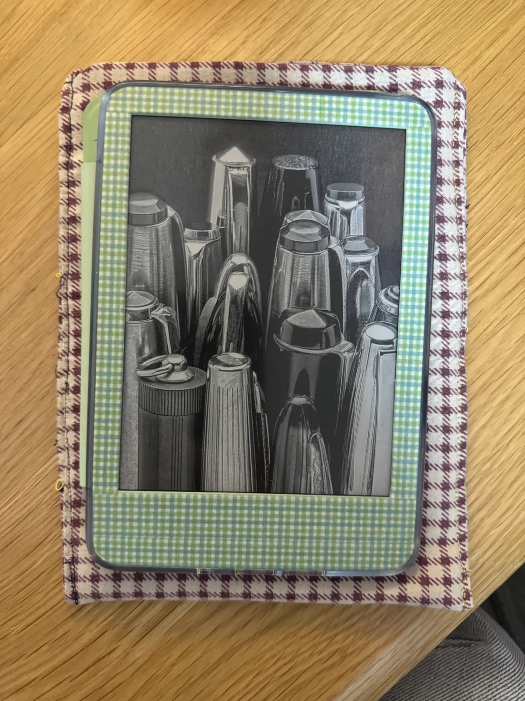 第一个缝纫作品，丑丑的阅读器包