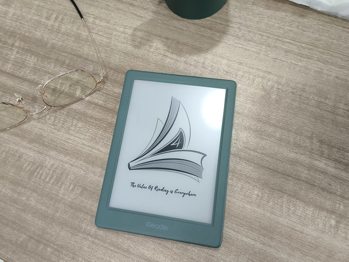 掌阅light4T官方认证的丑绿色到手了！！！