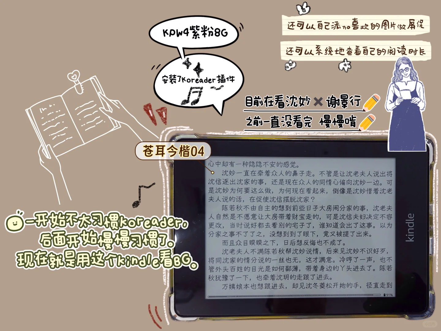 ACGN｜手上的阅读器之KPW 📚