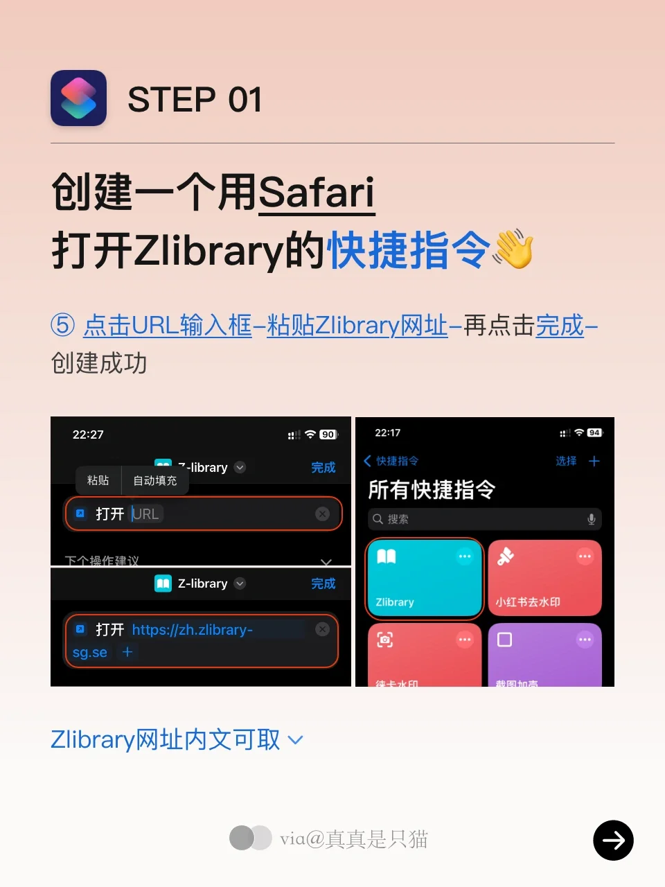 Zlibrary➕快捷指令➕Safari🟰书单自由（附🔗）