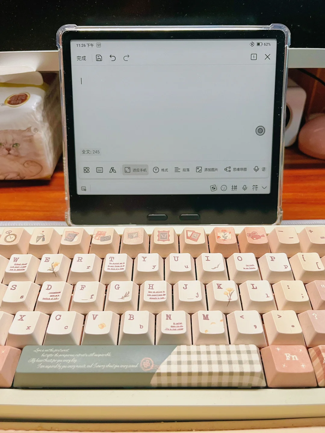 电纸书妙用，拿来码字