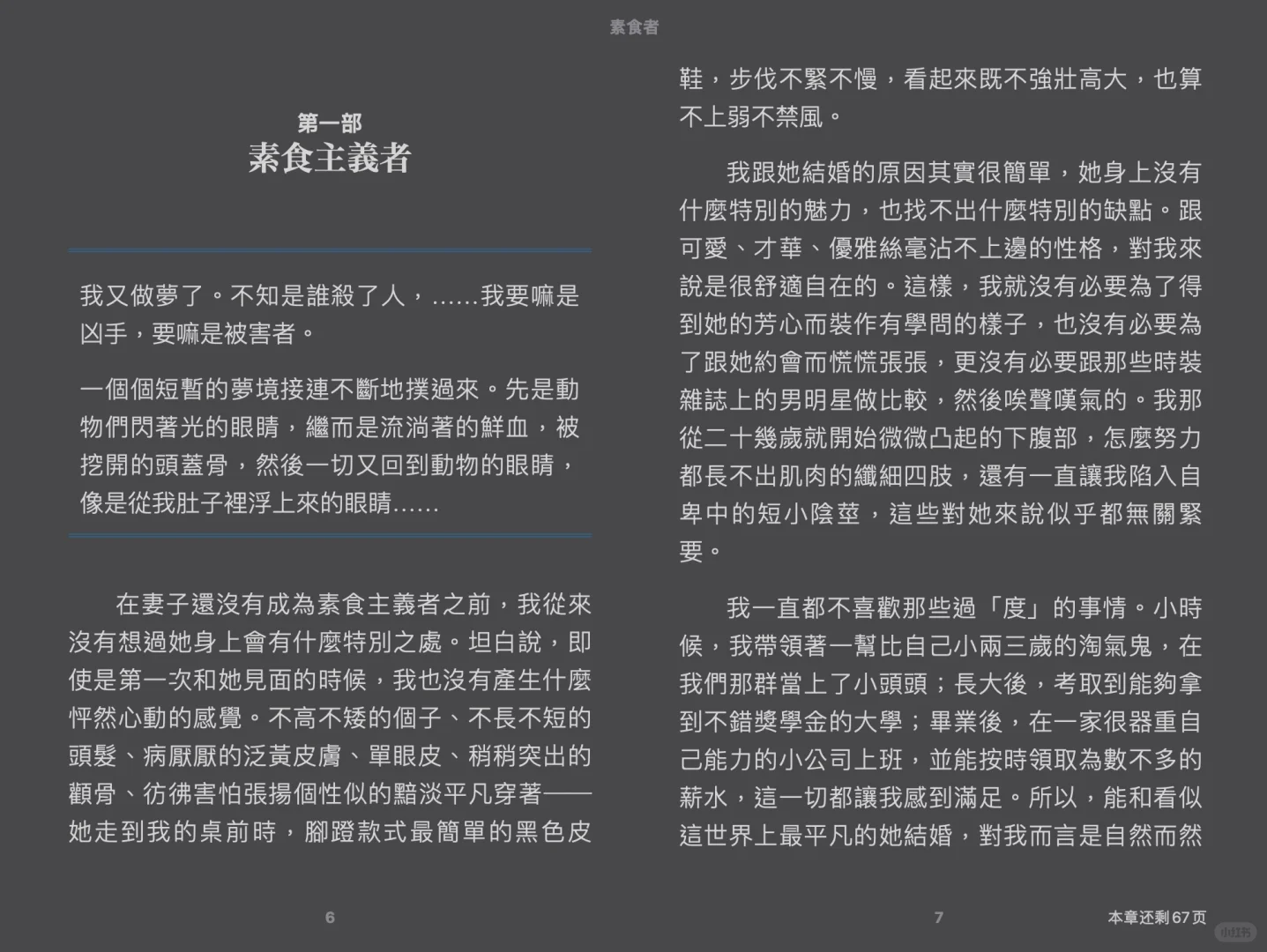 千日译版素食者