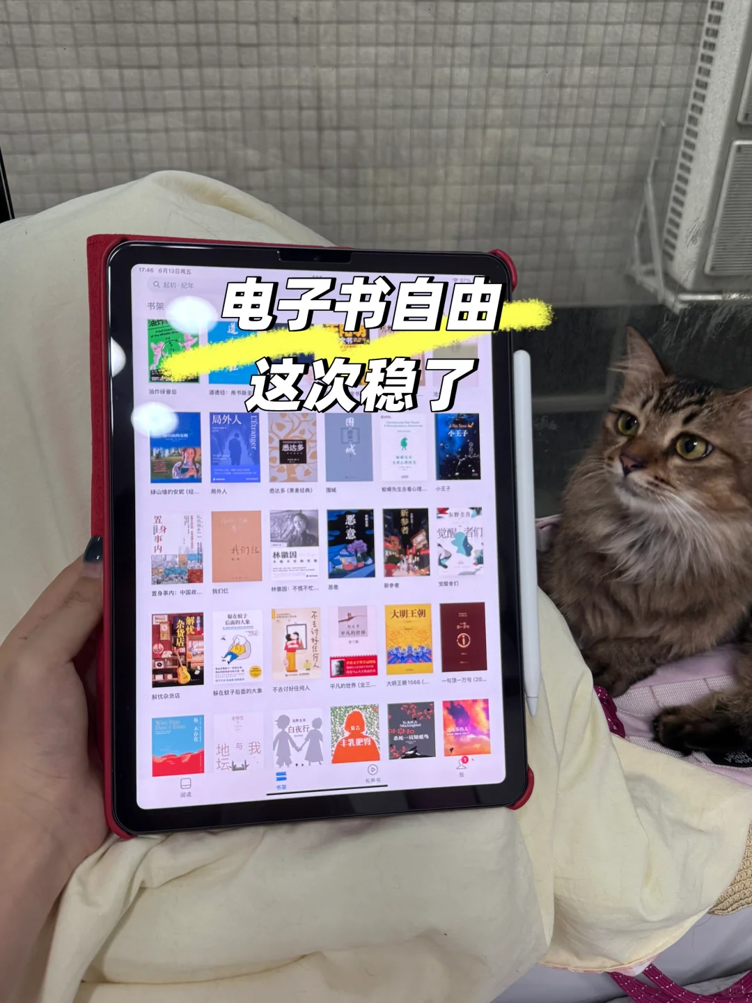 终于轮到我实现电子书自由了！